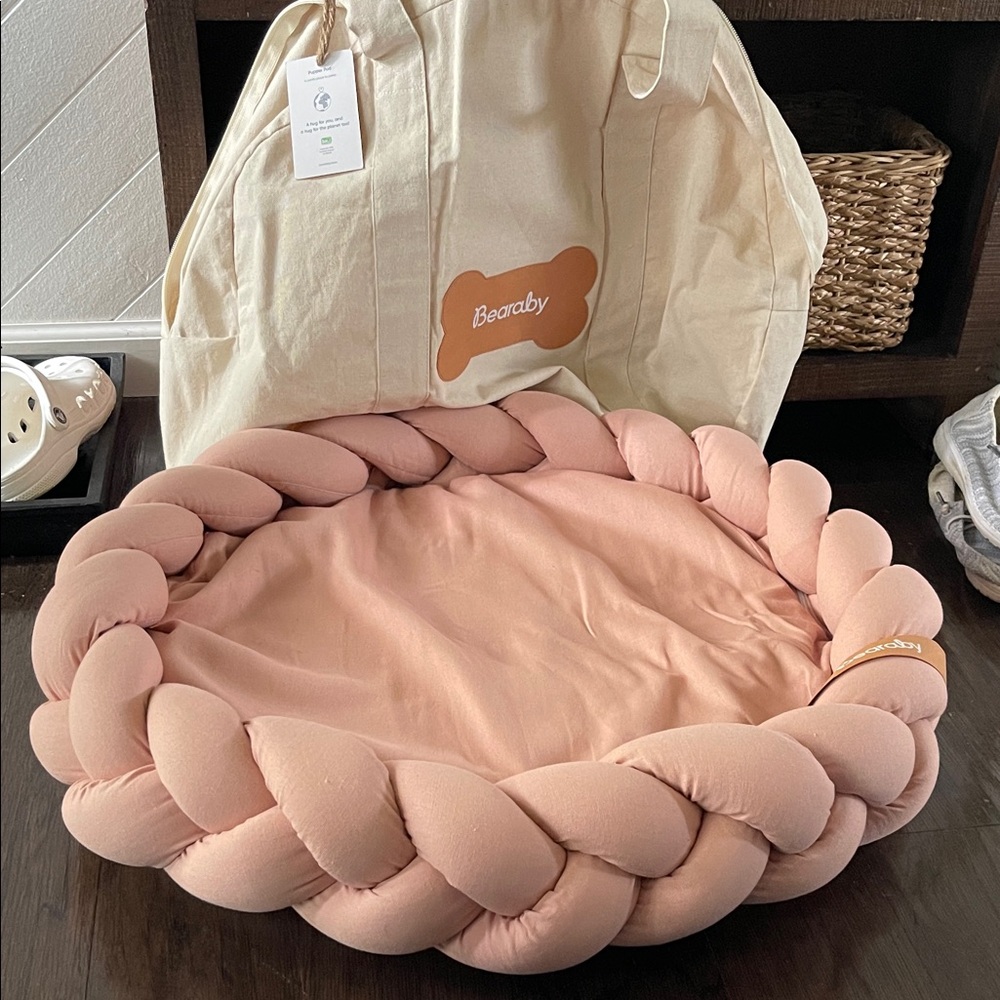 Bearday Pink Pet Bed